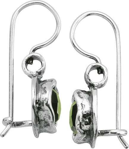Vista 3 de Silpada Pendientes colgantes de cuarzo verde natural 'Daintree' en plata de ley, Plata de ley, Cuarzo Cuarzo verde