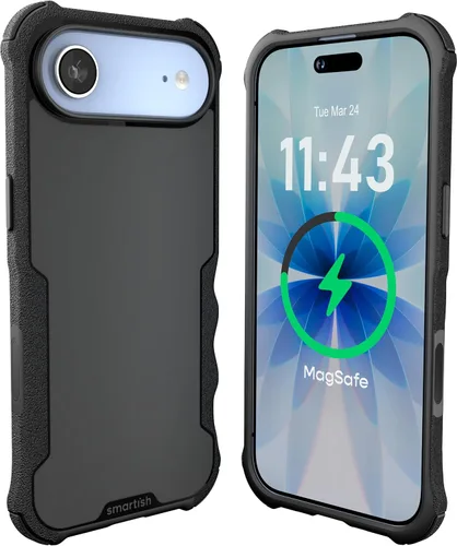 Vista 124 de Smartish Funda para iPhone 12 Pro Max Armor - Gripzilla [resistente + protectora] Funda de agarre delgada y resistente - Black Tie Affair