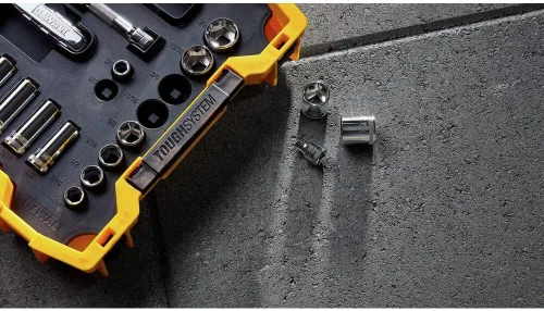 Vista 4 de DEWALT Juego de enchufes con bandeja Toughsystem, 3/8 pulg., juego de 37 piezas (DWMT45400)