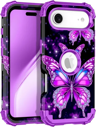 Vista 38 de Rancase Funda para iPhone 11, tres capas de alta resistencia a prueba de golpes, protección de plástico duro + funda protectora de goma de silicona
