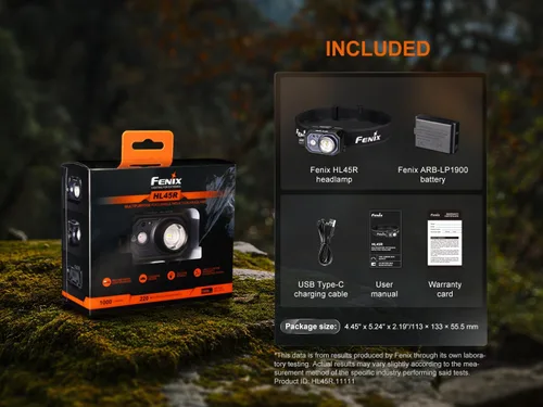 Vista 5 de Fenix HL45R - Linterna frontal de haz ajustable de 1000 lúmenes, recargable, combustible dual AAA, detección de gestos, reflector, foco, luz roja