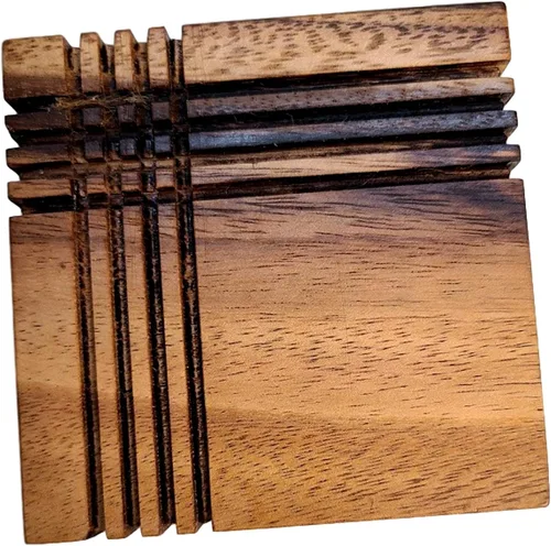 Vista 6 de Rompecabezas Duro para Adultos - Shippers Dilemma Z Wooden Brain Teaser.- 25 Piezas de Madera - Creative Crafthouse