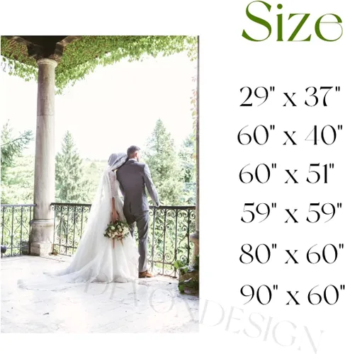 Vista 2 de Telón de fondo de boda personalizado, tapiz de felicitaciones de flores coloridas personalizado con nombres y fecha, pancarta de boda personalizada