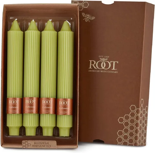 Vista 31 de Root Unscented Smooth Collenette Candles, Willow, 5", 8-Count Sauce