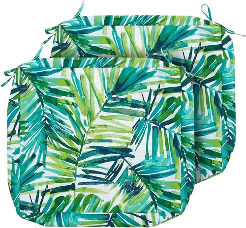 Vista 13 de Magpie Fabrics - Juego de fundas para cojines de patio de 2 (solo funda de repuesto, sin inserto!), Funda impermeable para silla de asiento profundo