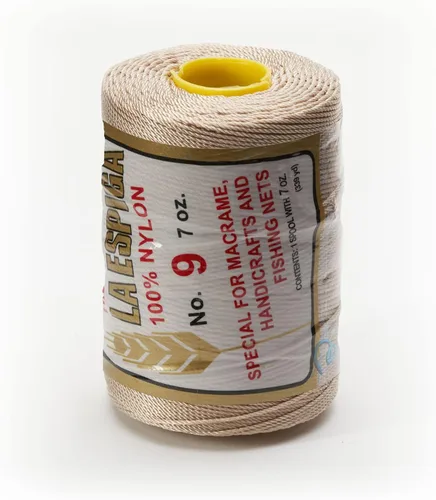 Vista 26 de N° 9 - 100% Cordón de Hilo de Nylon Omega para Tejer y Crochet - 01 Blanco
