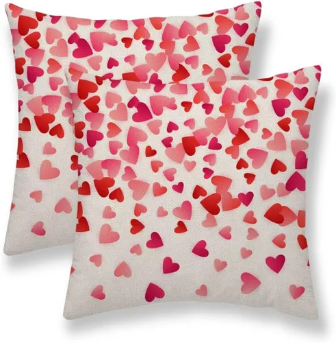 Vista 41 de Juego de 2 fundas de almohada florales de color marrón y gris de 16 x 16 pulgadas, fundas de almohada con estampado de bloques de hojas de flores