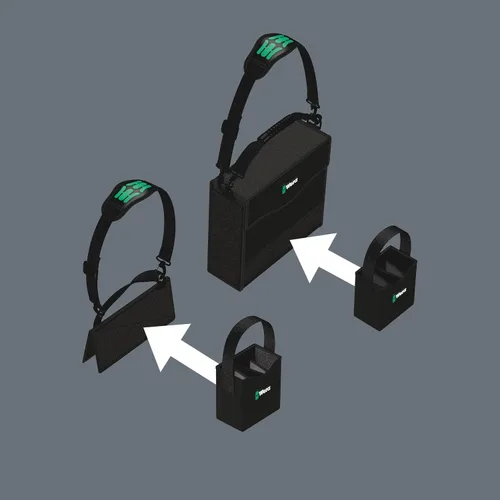 Vista 18 de WERA 05004310001 Kraftform 2go 100, 11 piezas