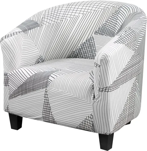 Vista 20 de HOTNIU Funda para silla de club, fundas para sillas de bañera para sillones, funda elástica para sillón, protector de silla de club, cubiertas