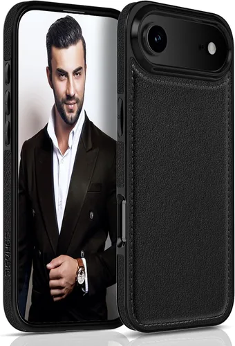Vista 13 de LOHASIC Funda para iPhone 17e, para iPhone 16e, funda de cuero, delgada y delgada de lujo, agarre antideslizante, resistente a prueba de golpes