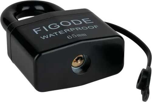 Vista 3 de FIGODE® Candados supergrandes y resistentes con llaves, 2.8 pulgadas de ancho, candados impermeables para exteriores, cerraduras de acero laminado
