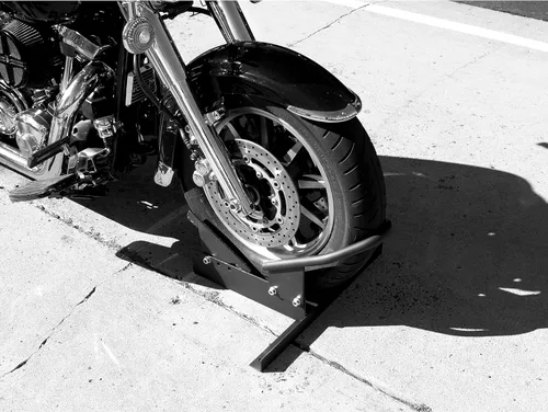 Vista 5 de Llave para ruedas de motocicleta máxima extremo de acero, color negro, Deluxe