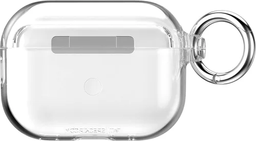 Vista 2 de Speck Productos Presidio Clear - Funda para Airpods Pro de 2ª/1ª generación, transparente/plateado brillante