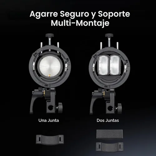 Vista 6 de Godox Soporte Speedlite S3 Bowens Mount Holder