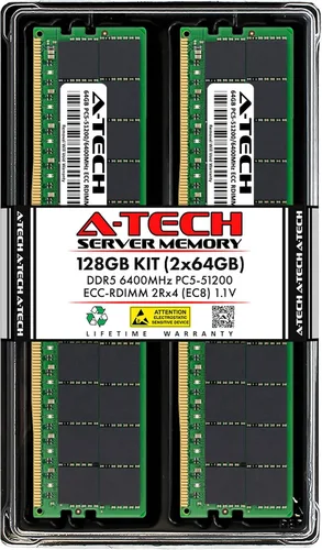 Vista 14 de A-Tech 16GB DDR5 4800MHz PC5-38400 ECC RDIMM 1Rx8 (EC8 10x4) Rango único 1.1V ECC Registrado DIMM 288-Pin Módulo de actualización de memoria RAM