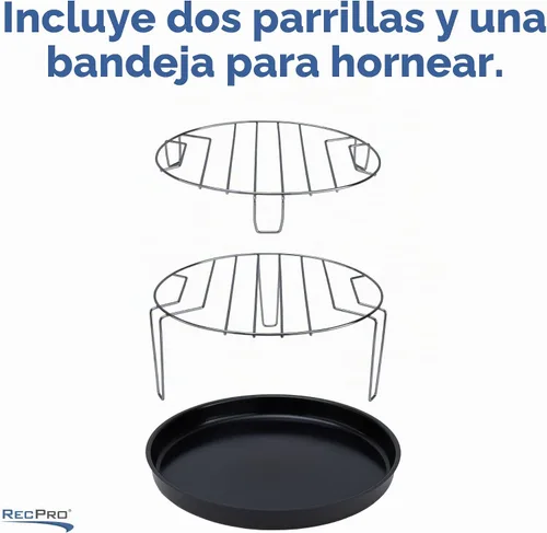 Vista 6 de RecPro RV Air Fry - Microondas de 1.0 pies cúbicos, 900 W, color negro