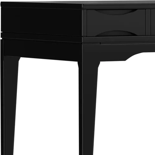 Vista 7 de SIMPLIHOME Harper 48" Wide Solid Wood Writing Desk in Black