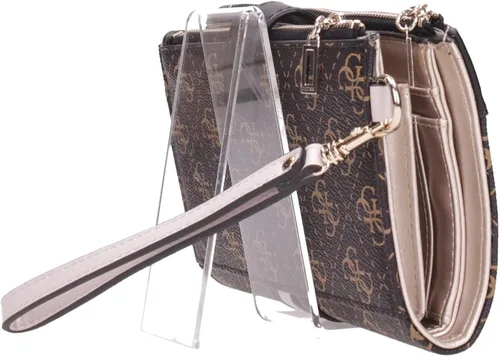Vista 5 de GUESS Cartera organizadora de doble cremallera Kasinta para mujer