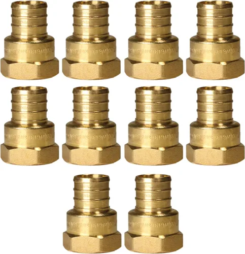 Vista 13 de XFITTING 1 pulgada Pex x 1 pulgada Adaptador Femenino NPT, 23-4-3=2X, 2 Piezas