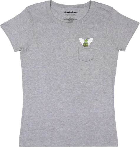 Vista 2 de Avatar The Last Airbender - Camiseta con diseño de bolsillo para mujer Momo Flying Lemur
