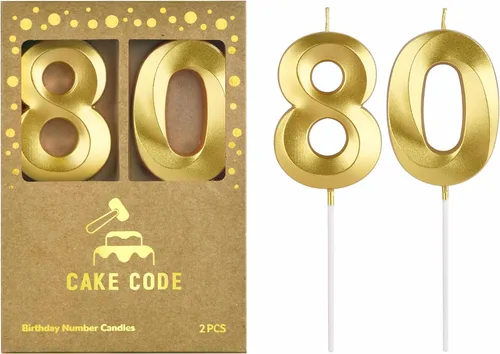 Vista 7 de Velas de cumpleaños de oro con diamantes de 2.76 pulgadas, velas de números dorados, velas de números de pastel, celebración de fiesta