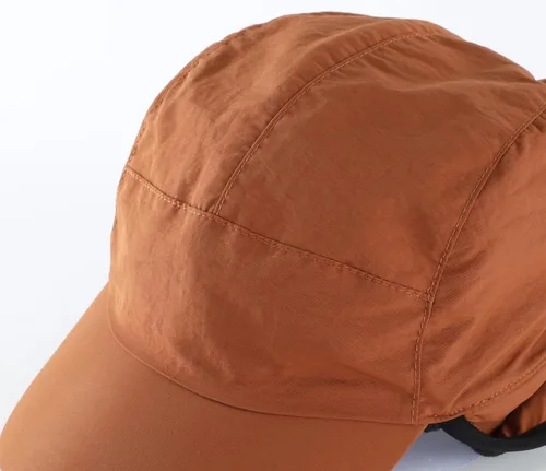 Vista 8 de Home Prefer Gorros de invierno impermeables para hombre, gorra de béisbol con forro polar cálido