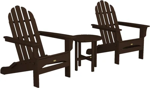 Vista 10 de Trex Juego de sillas Adirondack plegables Cape Cod para exteriores con mesa auxiliar Aruba