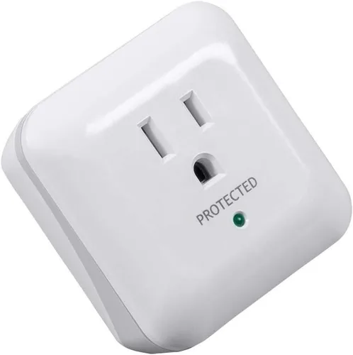 Vista 6 de Monoprice Power & Surge - Blanco Protector de sobretensiones de 1 salida con alarma de fin de servicio, 900 julios 15A / 125V / 1875W, 10dB a 60dB