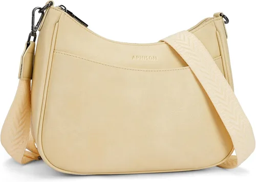 Vista 11 de APHISON Bolso cruzado de cuero moderno con correa ajustable, bolso de hombro para mujer