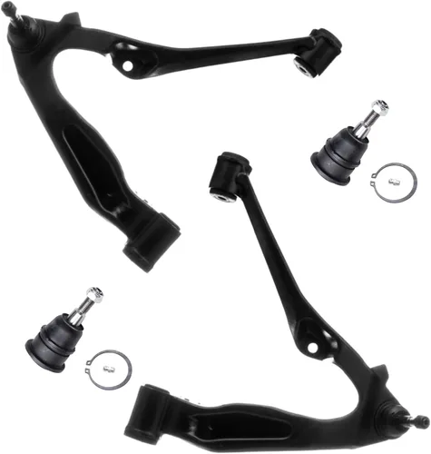 Vista 59 de Detroit Axle - 4 piezas de brazos de control traseros para Ford C-Max, Focus, Mazda 3 5, Volvo C30, C70, S40, V50, 4 brazos de control superiores e