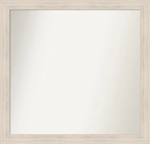 Vista 317 de Amanti Art Espejo personalizado, espejo de baño estrecho Alexandria White Wash, espejo de pared o espejo de tocador de baño sobre el fregadero