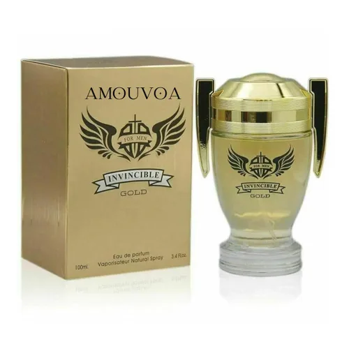 Vista 3 de Invincible - Juego de 4 botellas de colonia para hombre, colección clásica, Eau de Parfum en espray natural, aroma fresco de aguamarina, regalo
