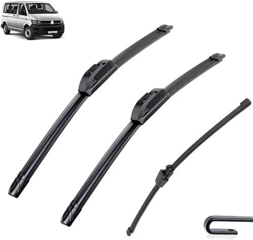 Vista 12 de Escobillas de limpiaparabrisas compatibles con VW T5 Transporter Caravelle Multivan California Kombi Shuttle - Escobillas para parabrisas delantero