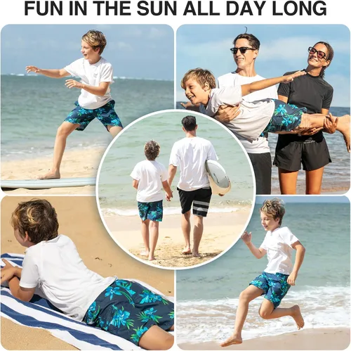 Vista 101 de Kanu Surf Traje de baño Yolo de secado rápido UPF 50+ para niños