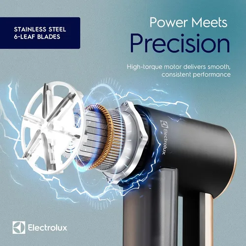 Vista 2 de Afeitadora de tela recargable Electrolux Removedor de pelusa de 3 velocidades para ropa y muebles Elimina la pelusa y las bolitas Afeitadora