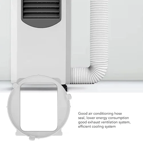Vista 5 de Estink Interfaz de conducto de escape de aire acondicionado, adaptador de conector de manguera de escape de aire acondicionado, acoplador, interfaz