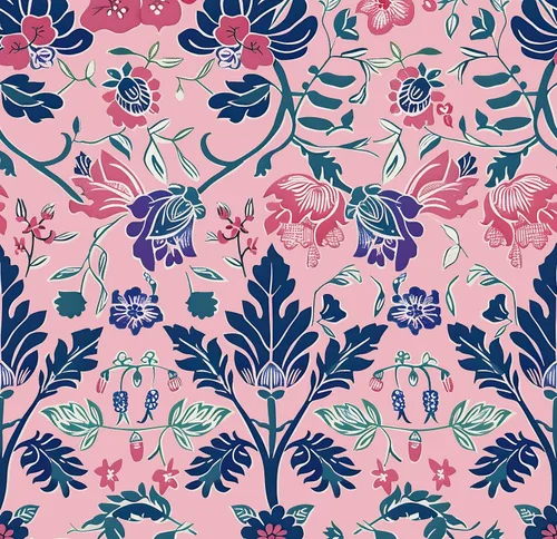 Vista 12 de Laatse Papel Tapiz Floral Despegar y Pegar, Papel Tapiz Vintage de Peonías y Margaritas, Papel de Contacto Floral Autoadhesivo Mural de Pared
