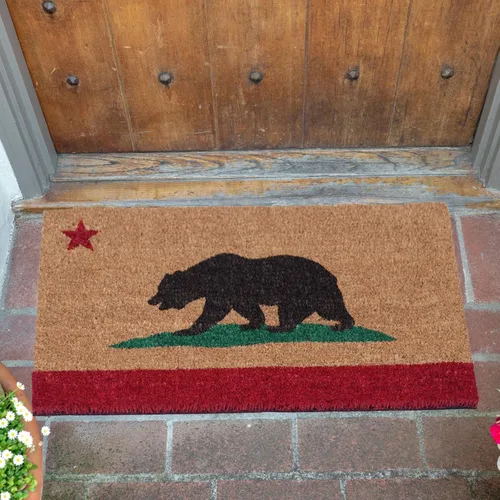 Vista 2 de KAF Home - Felpudo de fibra de coco de 17 x 30 pulgadas - California