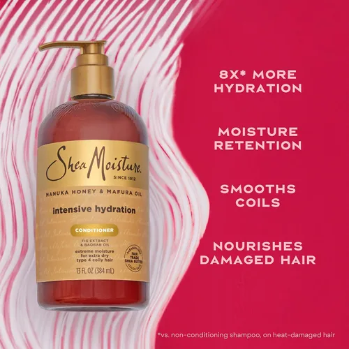 Vista 5 de Juego de champú y acondicionador de karité humedad intensiva hidratación 13 onzas líquidas Intensive Hydration w/ Fig Extract & Baobab Oil