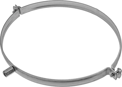 Vista 13 de Colgador de tubo galvanizado de 3 pulgadas con goma - Abrazadera de montaje de conducto - Soportes de tubo de PVC - Abrazaderas de tubo de metal