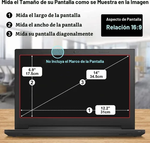 Vista 2 de HP - Protector de pantalla para laptop de 14 pulgadas, antideslumbrante para HP de 14 pulgadas, protector de pantalla para HP Pavilion X360 14/HP