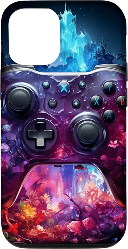 Vista 28 de Video Game Controller Gamer Funda para iPhone 17 para niños, adolescentes y hombres amantes