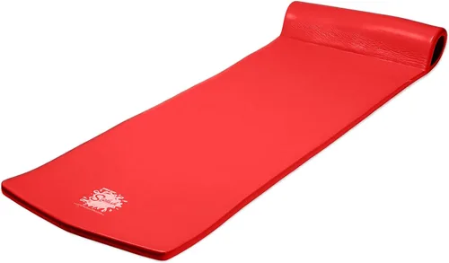 Vista 10 de TRC Recreation Foam Swimming Pool Float, Floating Water Lounger, Splash 1.25” Blanco