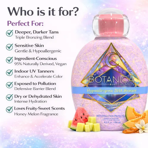 Vista 5 de Protección contra la contaminación Dark DHA Triple Bronzer Hipoalergénico 8.5oz