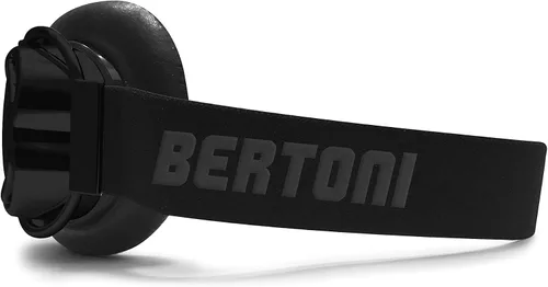 Vista 3 de Bertoni Gafas de aviador de motocicleta para mujeres y hombres, cromadas, color negro, tamaño Compaq Italia AF77