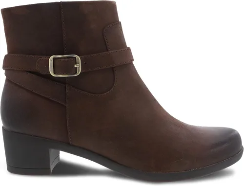 Vista 6 de Dansko Botines de tacón Cagney para mujer, cómodos, soporte de arco, botín sin botones
