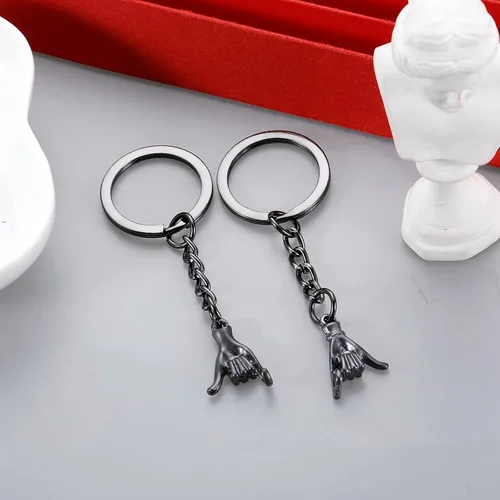 Vista 3 de VANLOVEMAC Pinky Promise - Regalo para parejas, regalos a juego para parejas, regalos para novio, novia, mejor amigo, él y ella