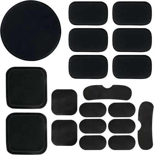 Vista 9 de Kit de acolchado para casco, almohadillas universales de espuma de repuesto para bicicleta, motocicleta, accesorios para casco (negro, juego de 1)