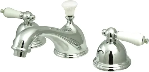 Vista 8 de Kingston Brass KS3967PL Grifo de baño extendido de 8 pulgadas, latón cepillado