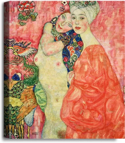 Vista 56 de A&T ARTWORK Avenue to Schloss Kammer por Gustav Klimt. Las reproducciones de arte clásico del mundo, impresiones en lienzo giclée para decoración